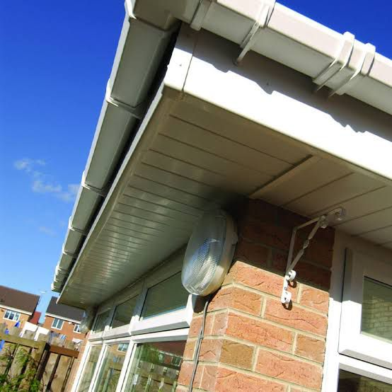 Guttering work on a Manchester property